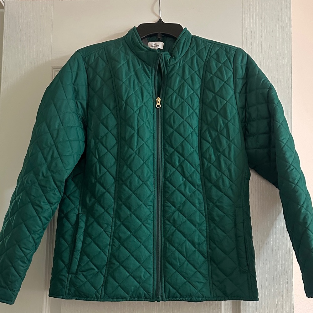 Kim Rogers Green Quilted Jacket